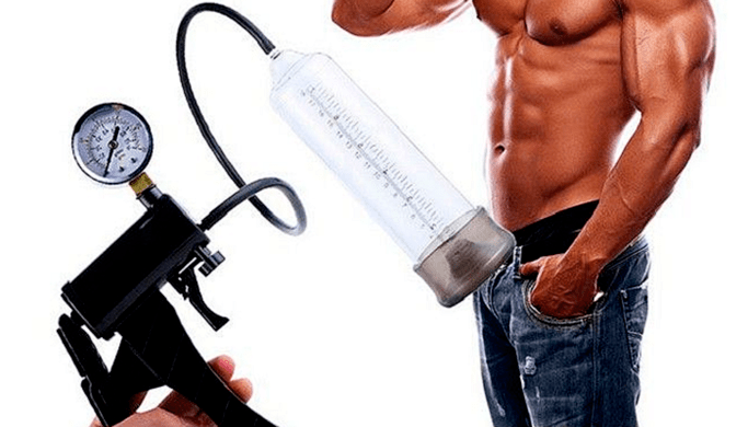 Vakuumska pumpa za povećanje muškog penisa